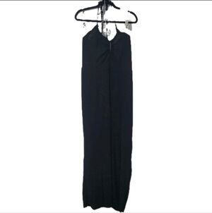 Elegant Black Halter Jumpsuit